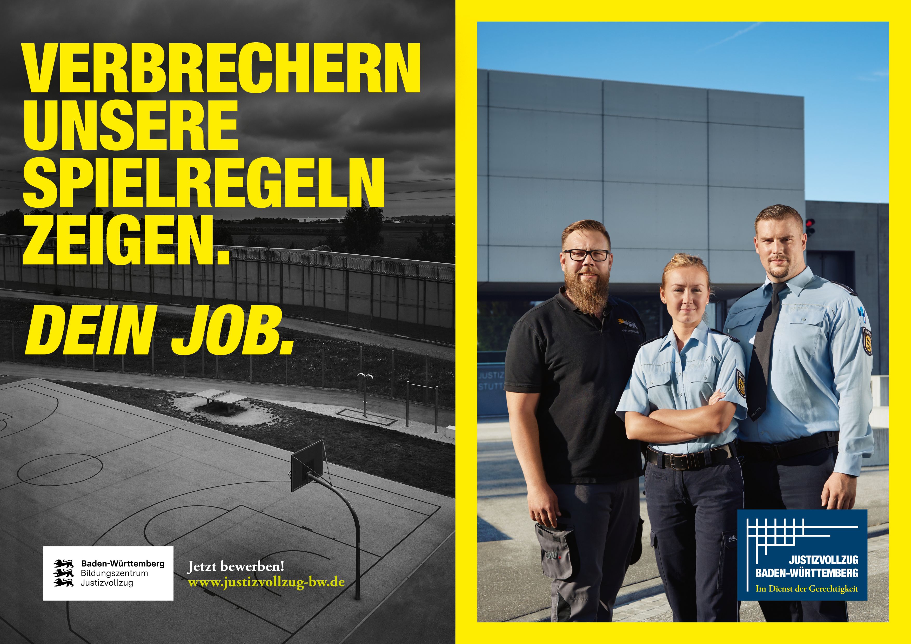 Links ist der Schriftzug 